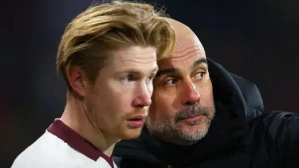 Kevin de Bruyne remains unavailable until after international break – Confirms Pep Guardiola