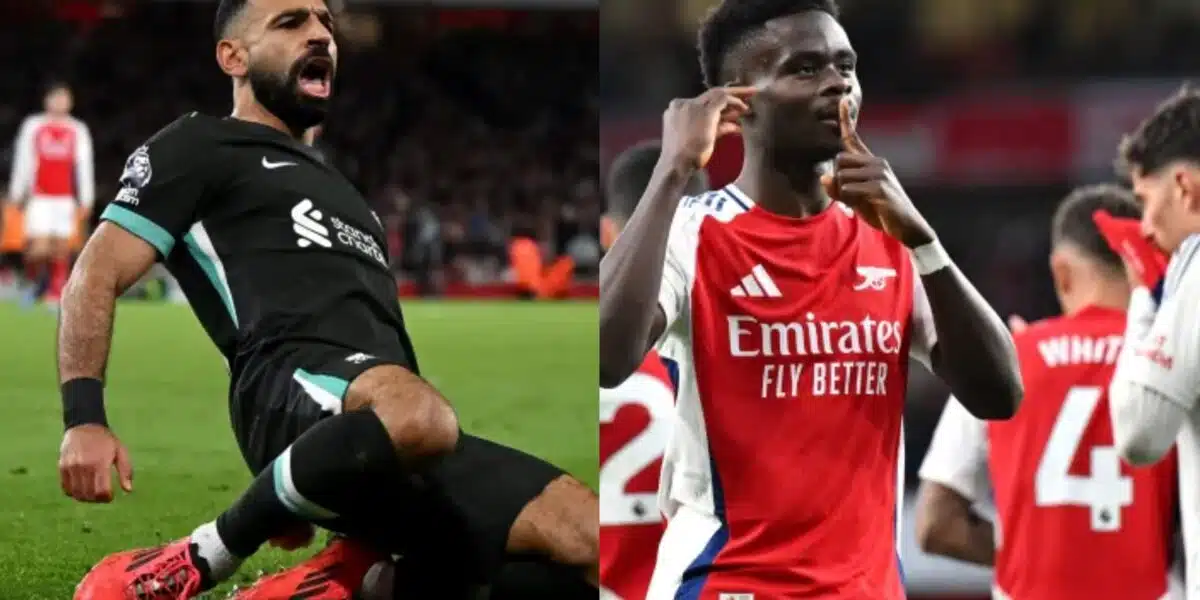 Salah’s late goal frustrates Arsenal’s efforts to close gap in EPL race
