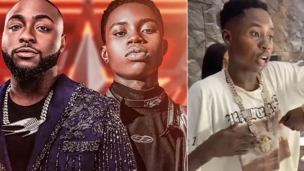 Davido joins Peller on TikTok live, gifts him 30BG pendant, watch